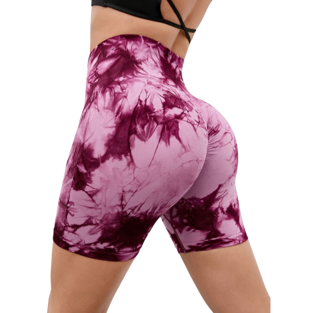 Short Bianca Marmorizado Cintura Alta Levanta Bumbum