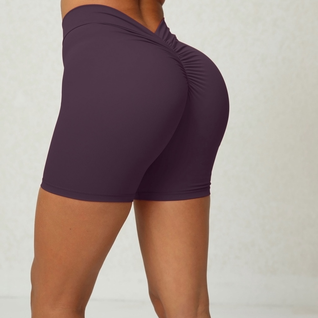 Short Vitória Cintura Alta Cavado Levanta Bumbum