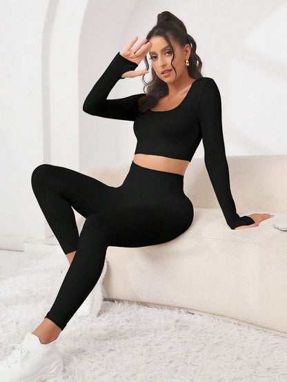 Conjunto Manuela Manga Longa Canelado