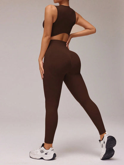 Conjunto de Top Cropped e Legging