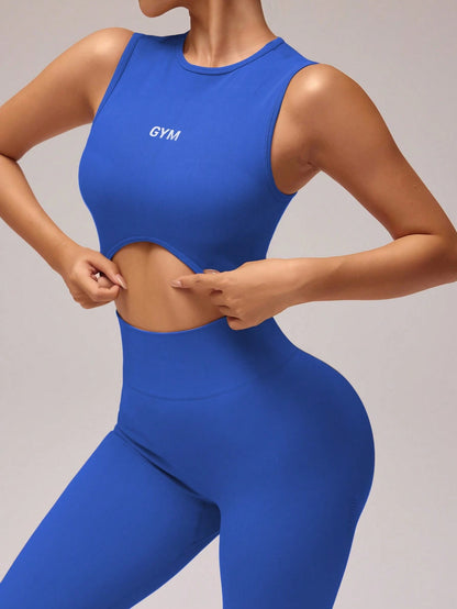 Conjunto de Top Cropped e Legging