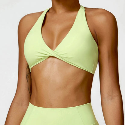 Cropped Ivy Frente Aberta e Costas Livres Fitness Premium