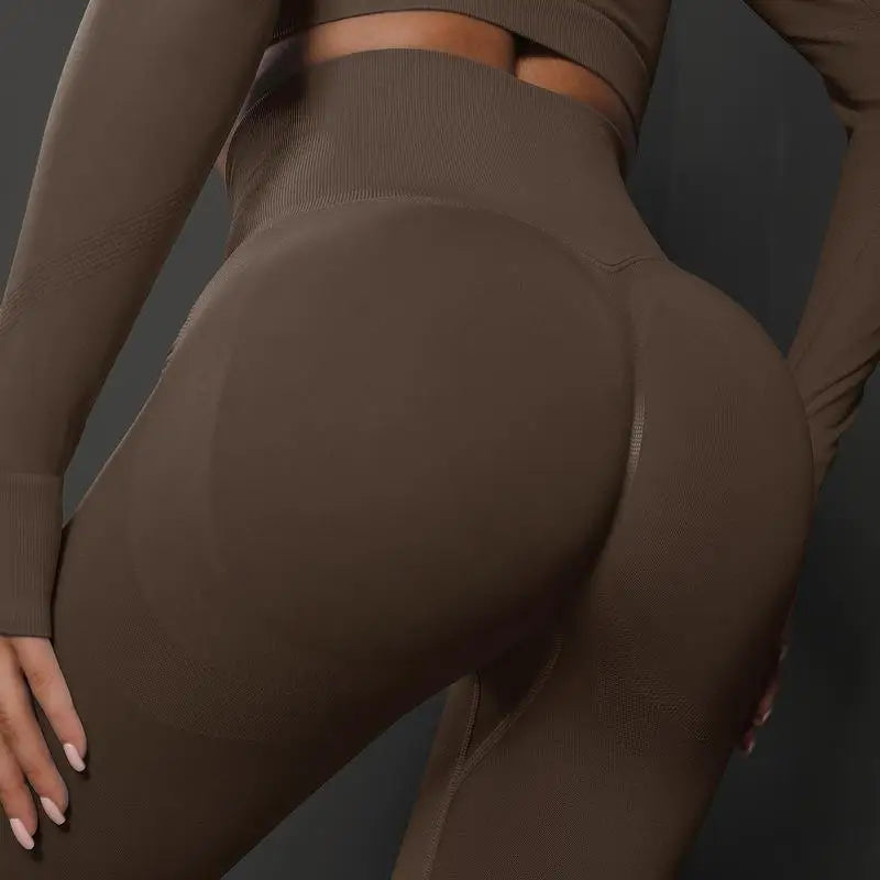 Legging Bianca | Sem Costura Premium, Cintura Alta e Efeito Push Up