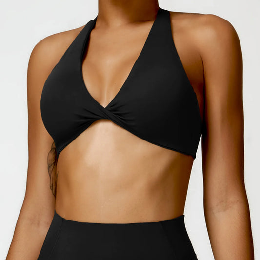 Cropped Ivy Frente Aberta e Costas Livres Fitness Premium