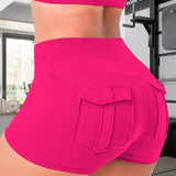 Short Marina Cintura Alta com Bolso Fitness Premium