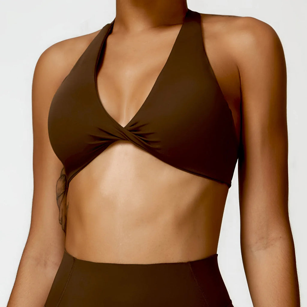 Cropped Ivy Frente Aberta e Costas Livres Fitness Premium