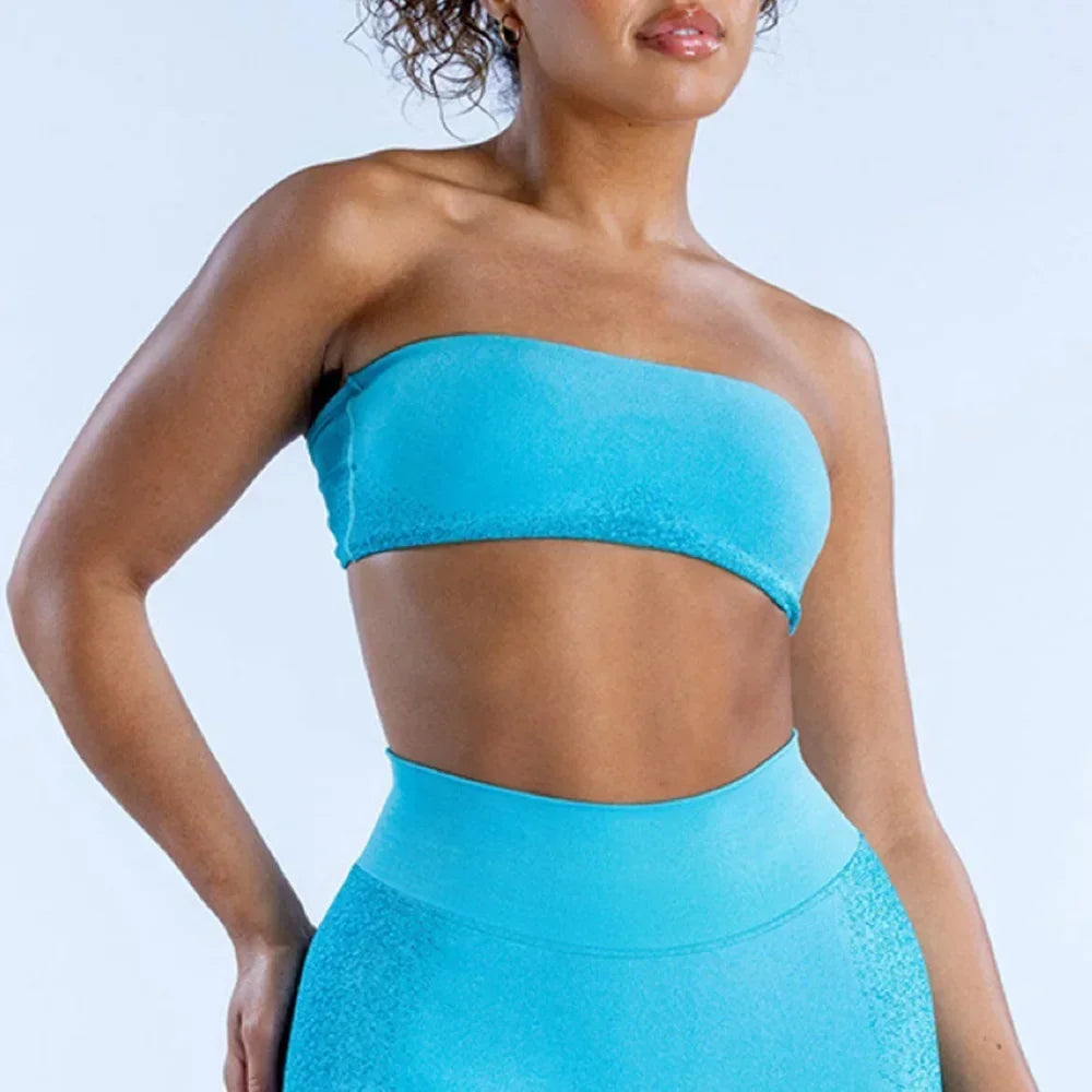Top Faixa Chloe Básico Fitness Premium