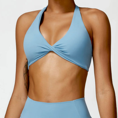 Cropped Ivy Frente Aberta e Costas Livres Fitness Premium