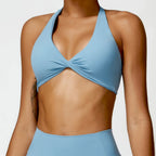Cropped Ivy Frente Aberta e Costas Livres Fitness Premium