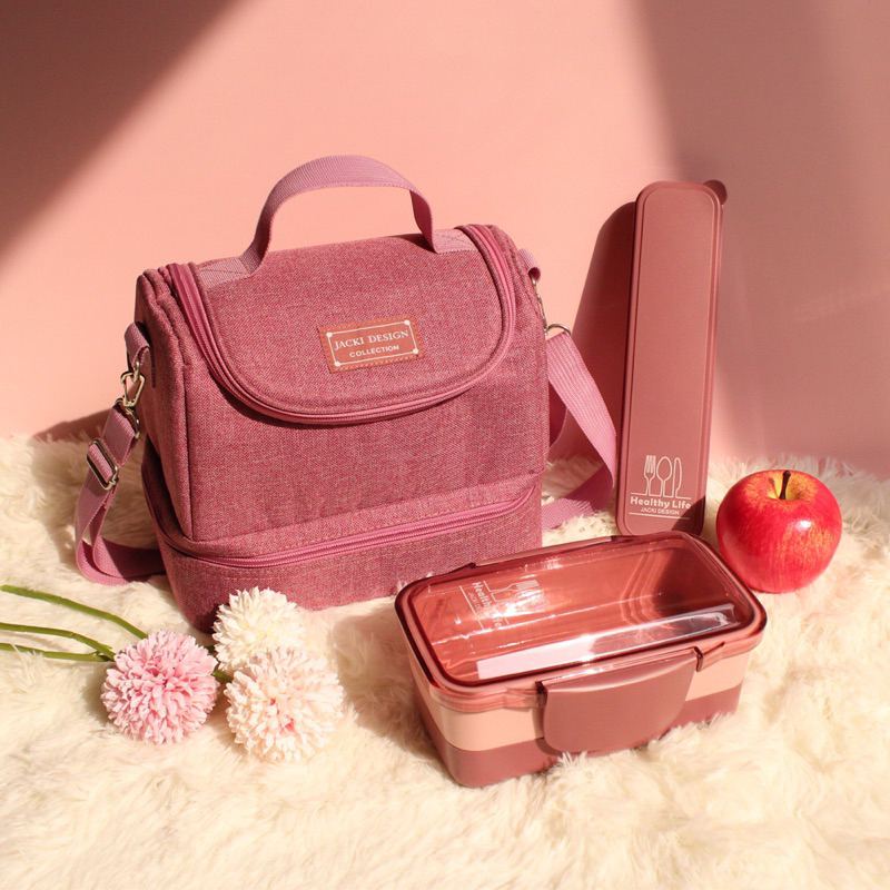 Kit Marmita Térmica 3 peças Jacki Design Viajem Portátil