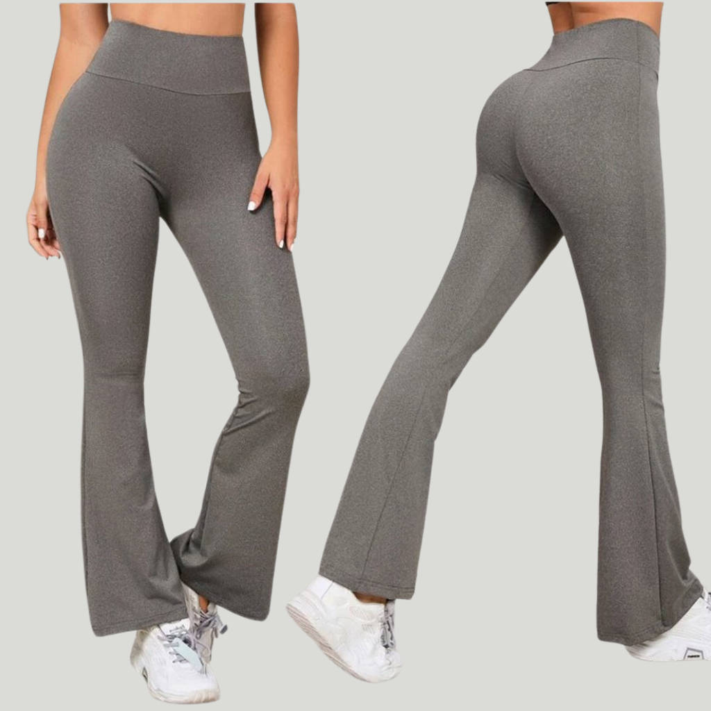 Legging Laura | Flare Premium, Compressão e Cintura Alta