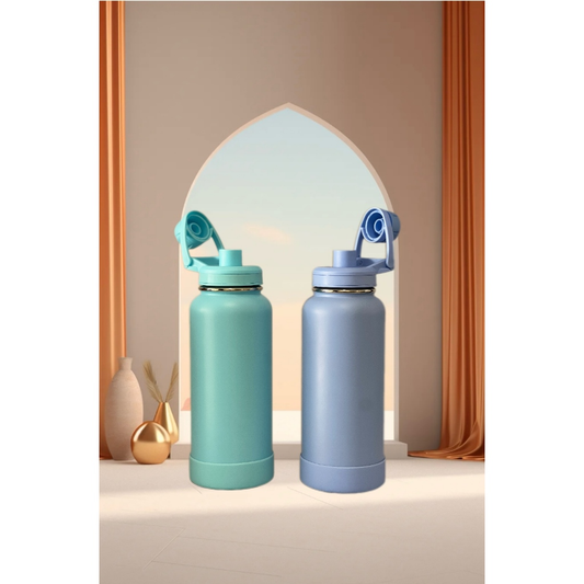 GARRAFA SPORT Térmica 950 ML//Parede Dupla// Bota De Silicone Protetora