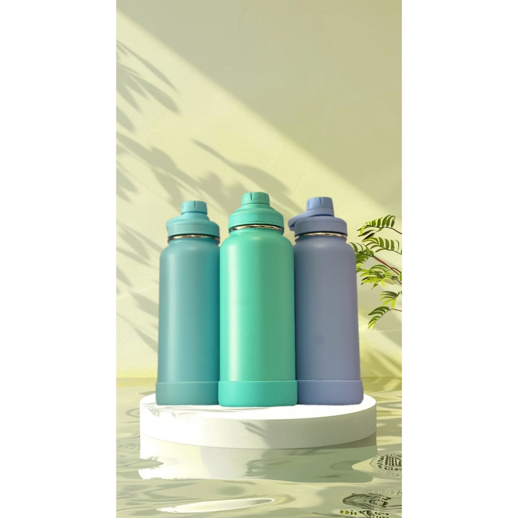 GARRAFA SPORT Térmica 950 ML//Parede Dupla// Bota De Silicone Protetora