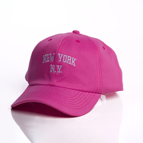 Boné Ny New York Retro Basebol Aba Curva Masculino e Feminino Regulagem Fitão