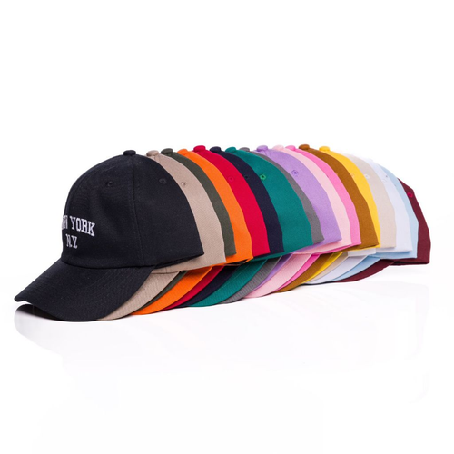 Boné Ny New York Retro Basebol Aba Curva Masculino e Feminino Regulagem Fitão