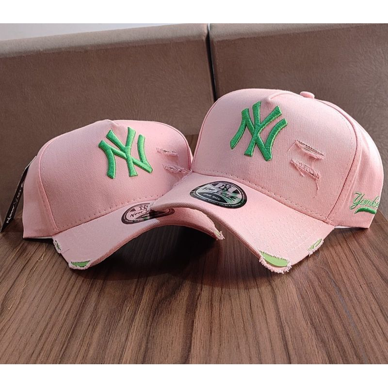 Bonés Aba Curva Rasgado Trucker Masculino Feminino Unisex strapback Fitão