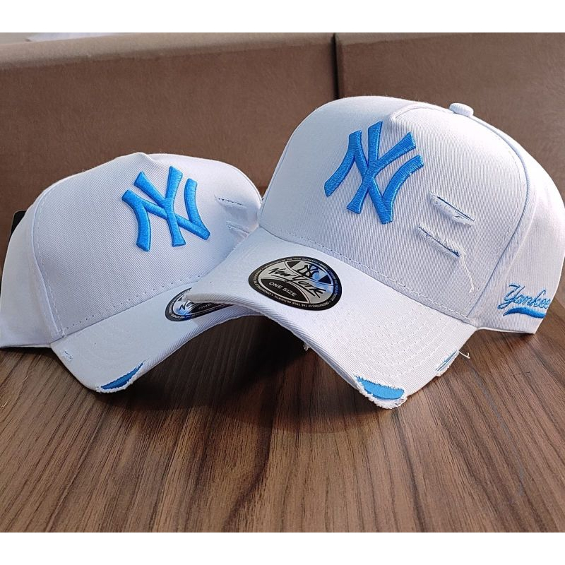 Bonés Aba Curva Rasgado Trucker Masculino Feminino Unisex strapback Fitão