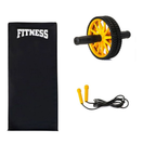 Kit Treino Funcional Seven | Colchonete + Roda Abdominal + Corda de Pular