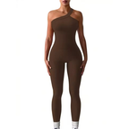 Macacão Academia Feminino Longo Fitness moda Esportivo Yoga Nula Manga Compressão Treino Correr