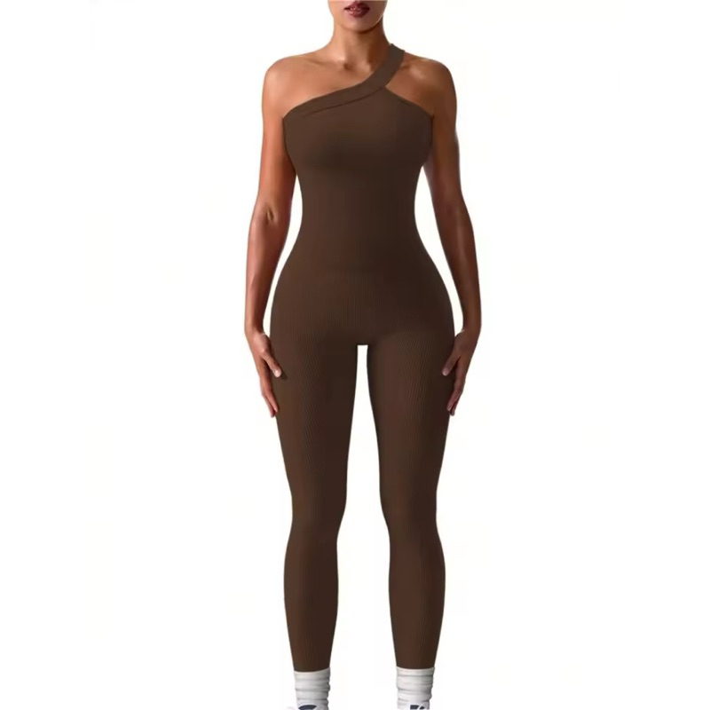 Macacão Academia Feminino Longo Fitness moda Esportivo Yoga Nula Manga Compressão Treino Correr