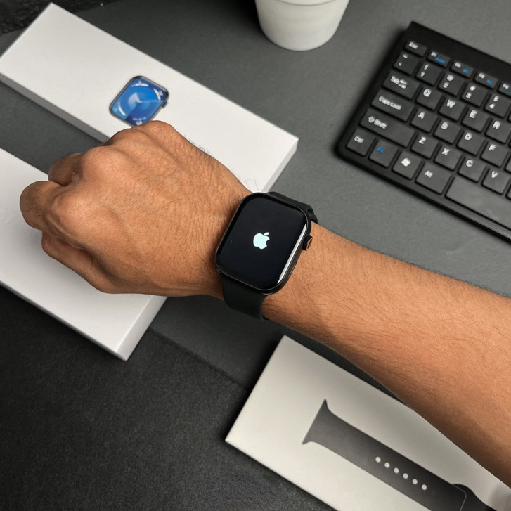 1: 1 Apple Watch Series 9 Smart watch Feminino e Masculino 41mm / 45mm Honeycomb Wallpaper Personalização