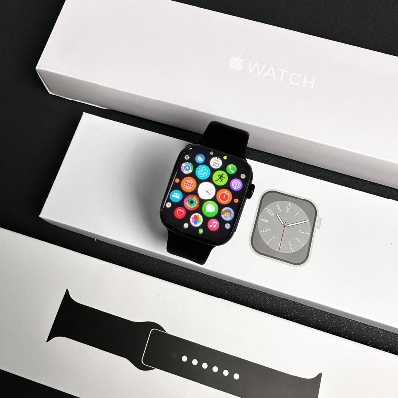 1: 1 Apple Watch Series 9 Smart watch Feminino e Masculino 41mm / 45mm Honeycomb Wallpaper Personalização