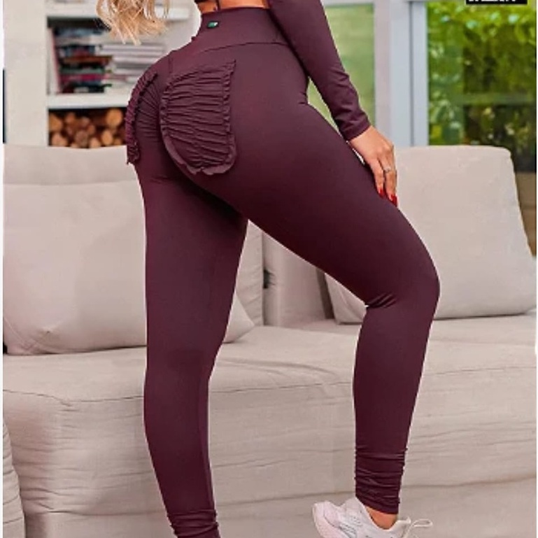 Legging Manuela | Empina Bumbum, Cintura Alta e Bolso Funcional