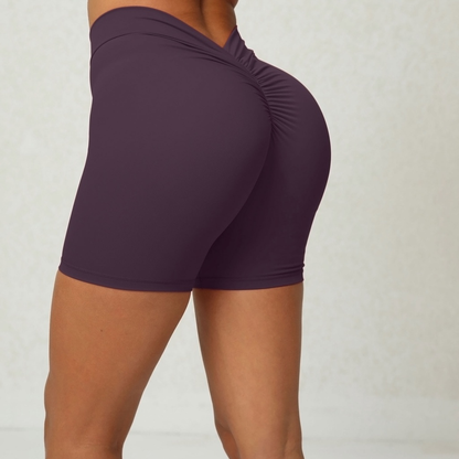 Short Vitória Cintura Alta Cavado Levanta Bumbum