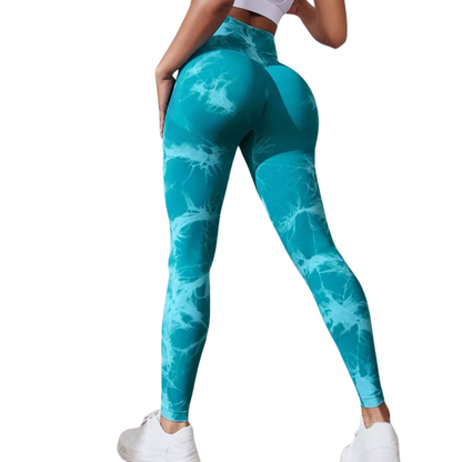 Legging Isadora | Tie Dye Premium, Sem Costura e Levanta Bumbum
