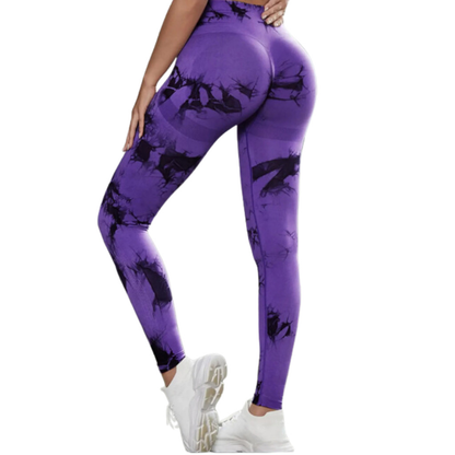 Legging Isadora | Tie Dye Premium, Sem Costura e Levanta Bumbum