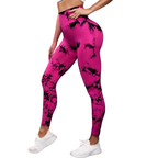 Calça Legging Tie Dye Esportiva Academia Levanta Empina Bumbum Sem Costura